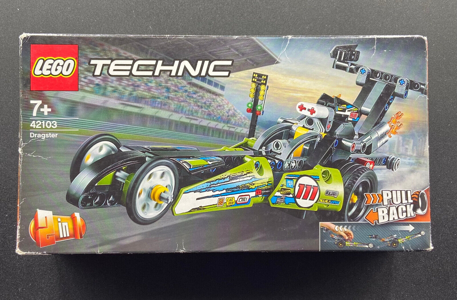 Dragster 42103 Personaggio LEGO Technic Nuovo Sigillato Scatola