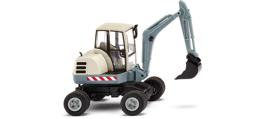 WIKING - Miniescavatore blu e beige - 1/87 - WIK065809