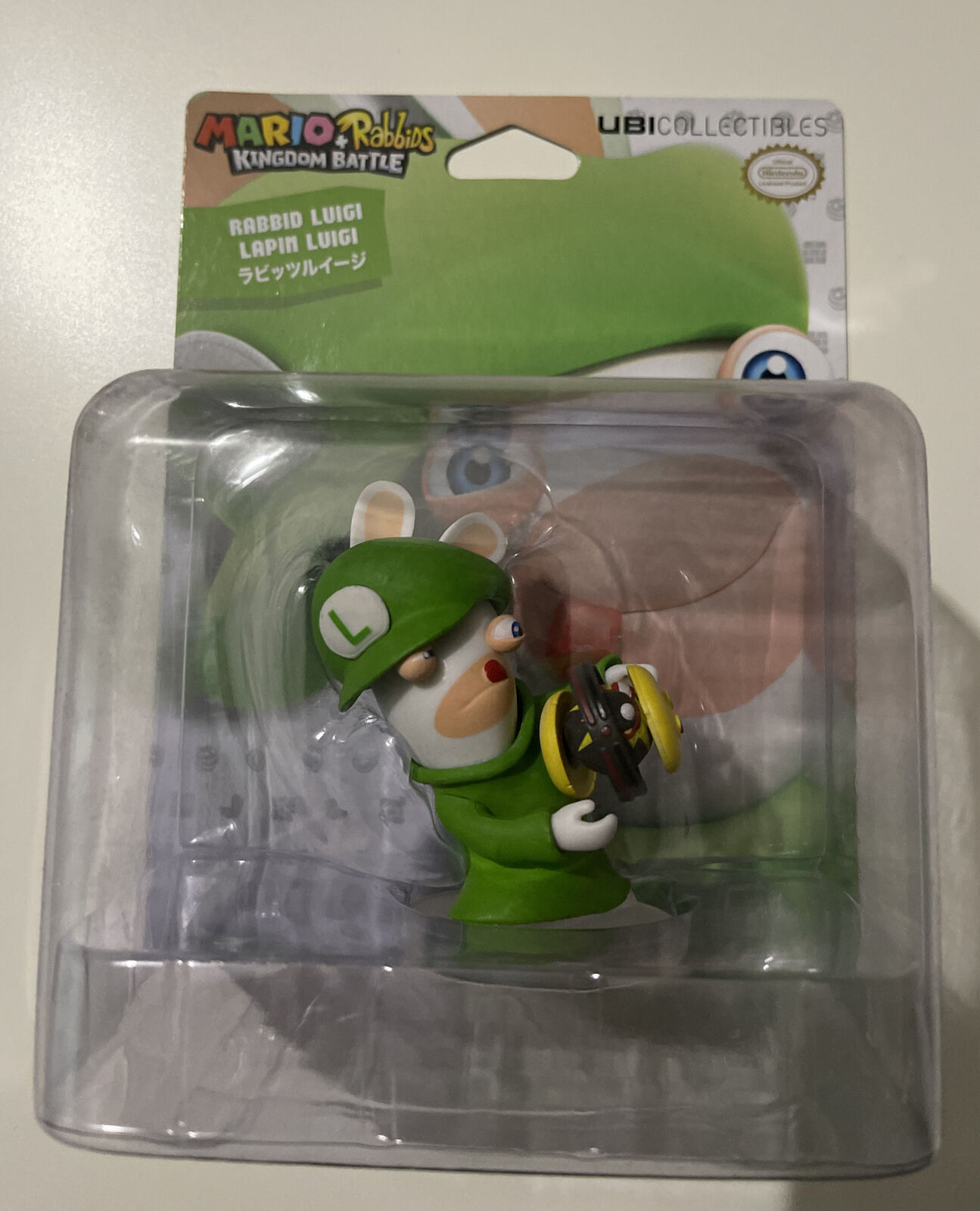 Nintendo Mario+Rabbids Kingdom Battle Luigi Rabbids action figures Nuova