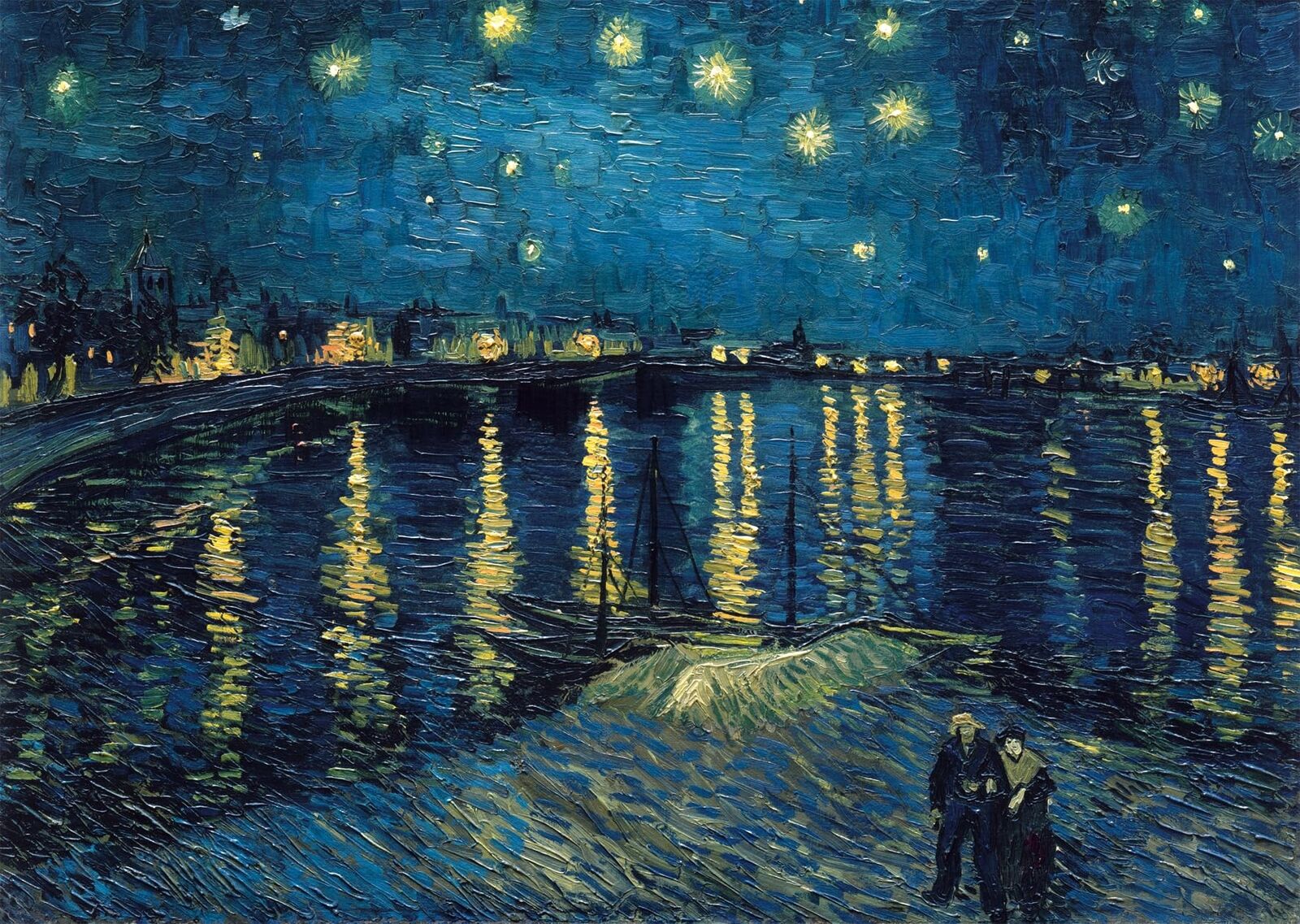 Ravensburger - Puzzle Van Gogh Notte Stellata, 1000 Pezzi, Puzzle Arte per Adult