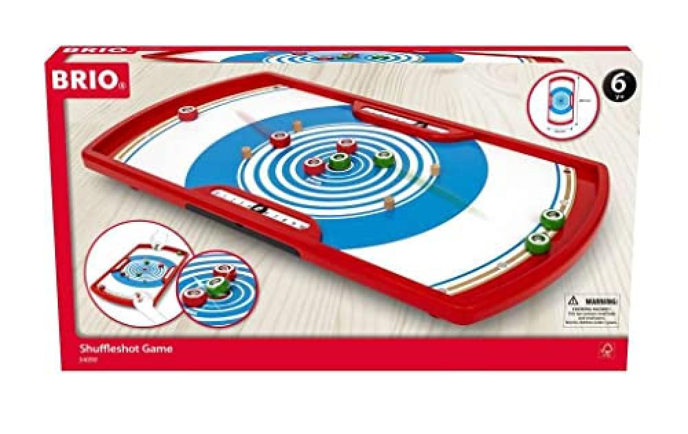 BRIO - Games Gioco Shuffle Shot, Gioco Strategico, et  Raccomandata 6+ Anni, 340
