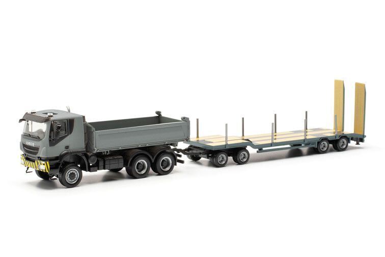 HERPA, IVECO Trakker 6x6 cassone con portaattrezzi TU4, 1/87,  HER317184