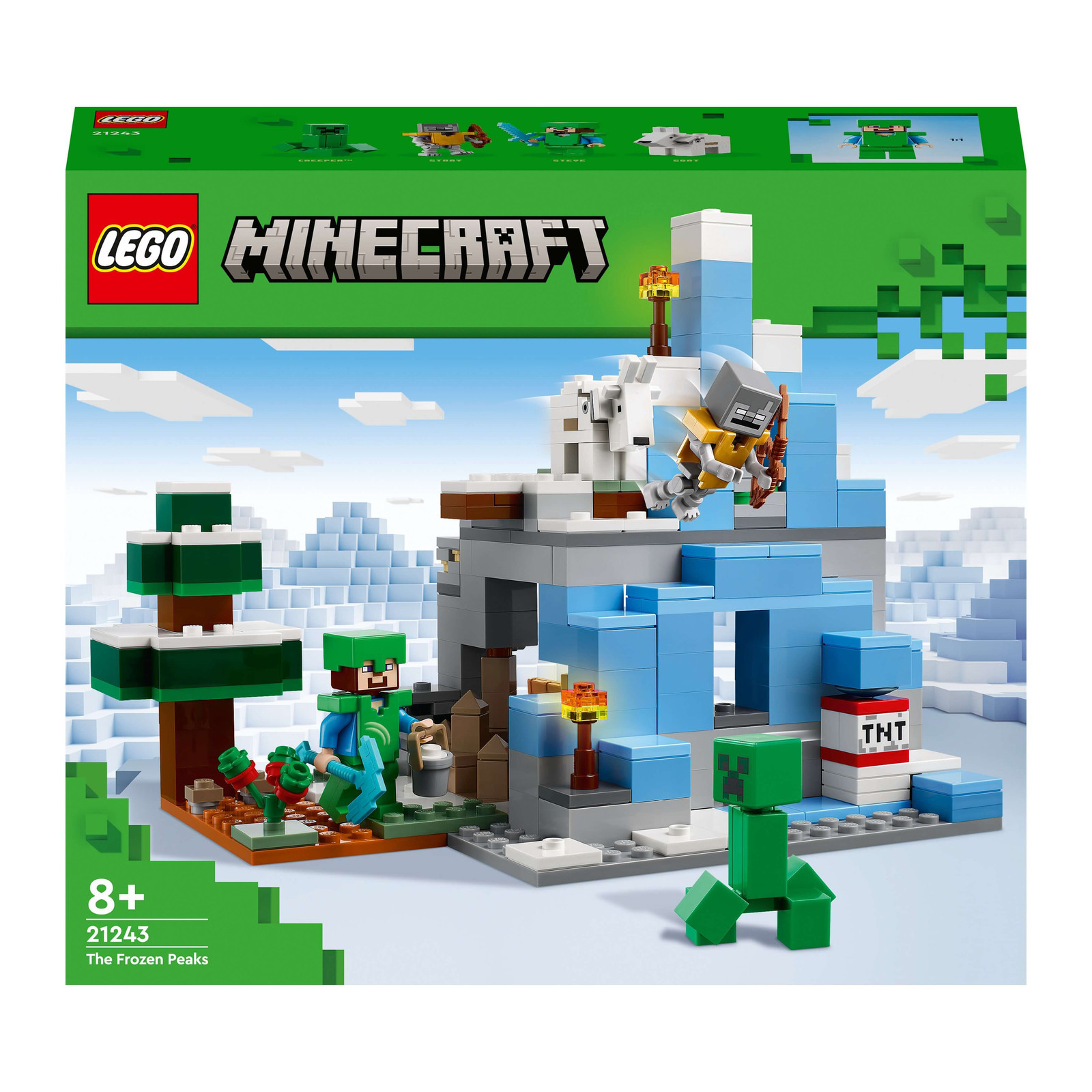 LEGO Minecraft 21243 I picchi ghiacciati