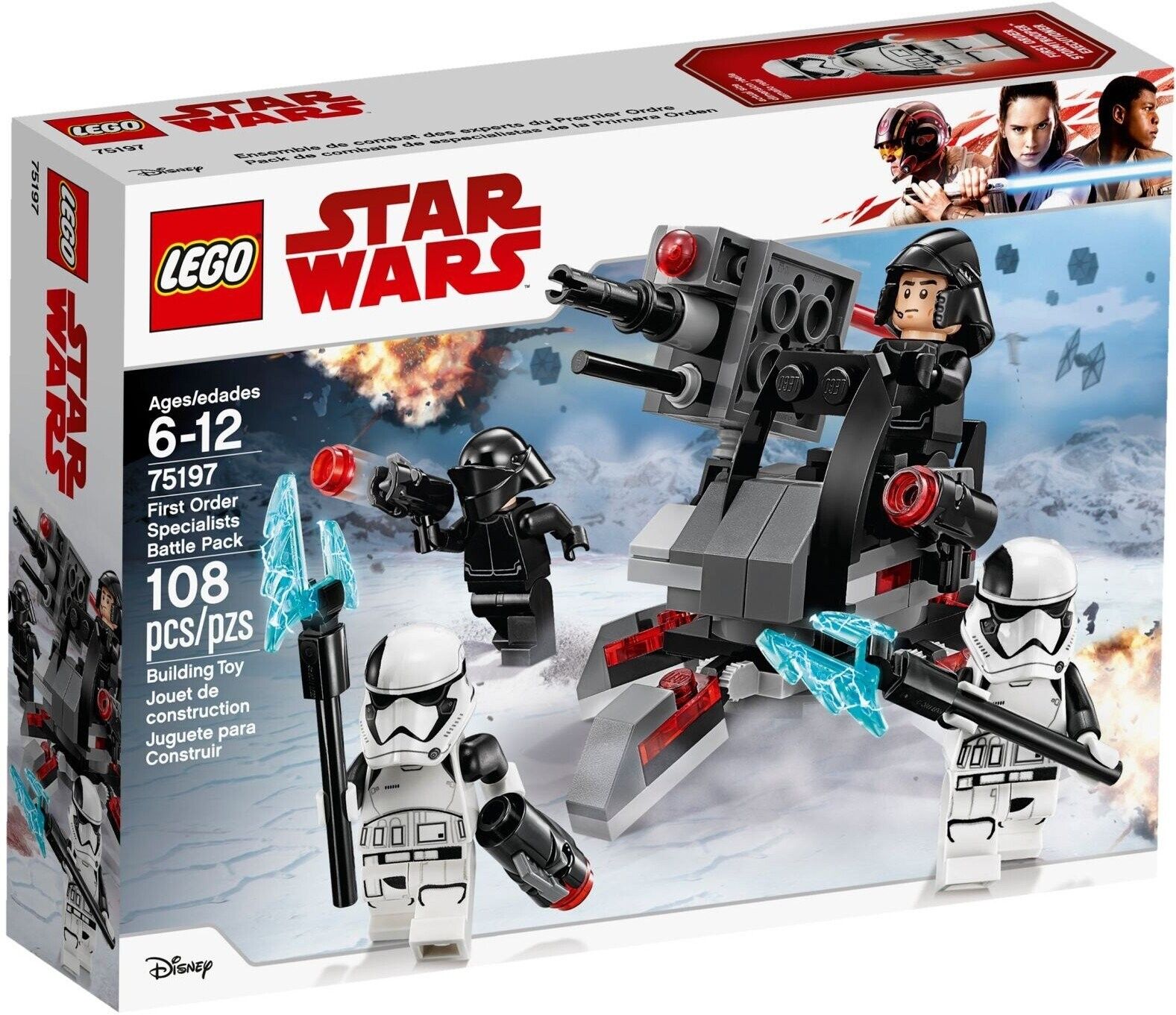 LEGO 75197 Star War - First Order Specialists Battle Pack RARO NUOVO