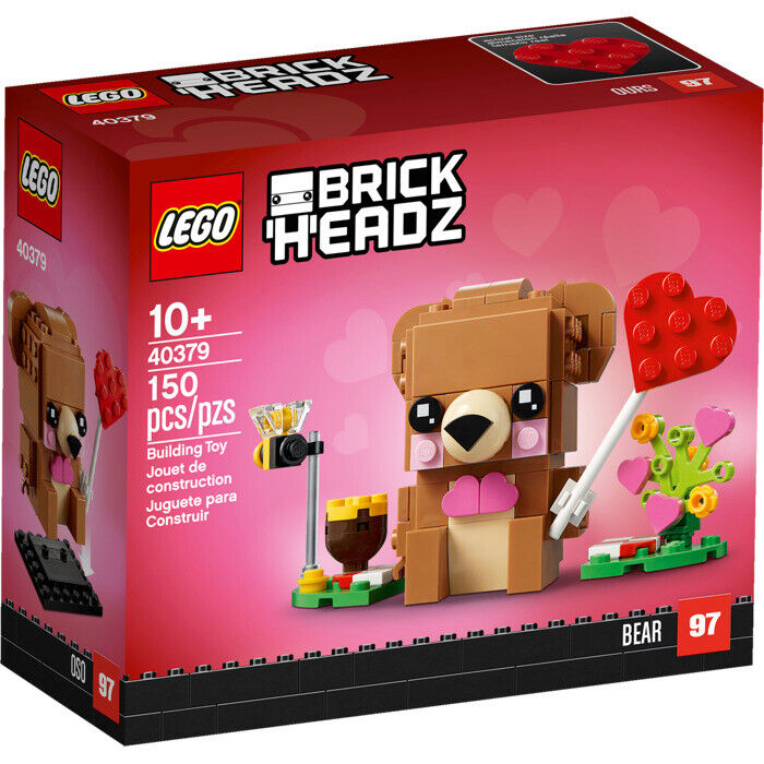 LEGO Brickheadz Valentine's Orso 40379 (Damage Scatola- Sigillato)