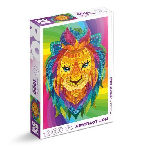 D - Toys DTS79725 Puzzle da 1000 Pezzi - Demeter Brigi: Abstract Lion