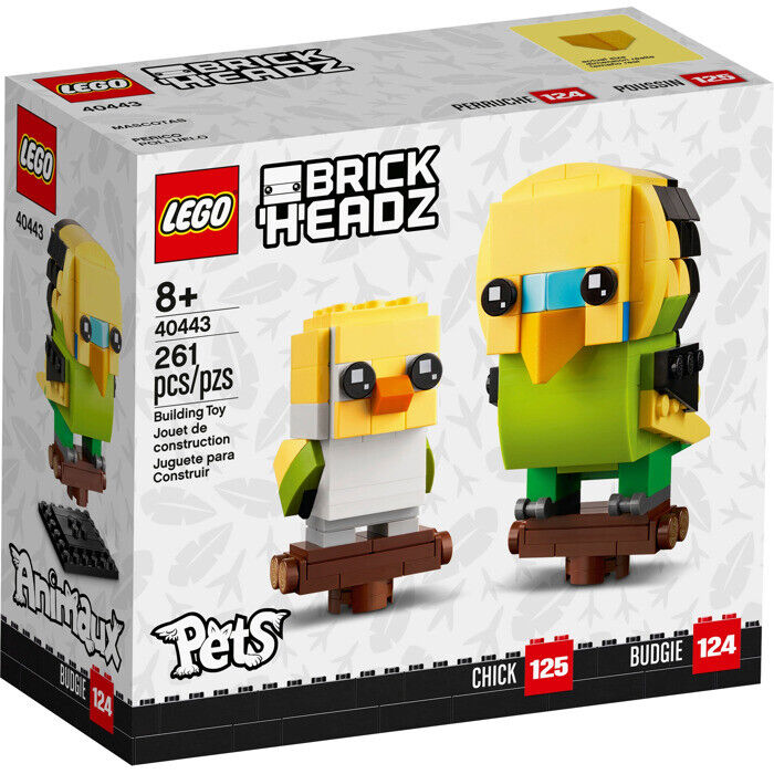 LEGO BrickHeadz Pets Pulcino E Inseparabile 40443 (SIGILLATO)