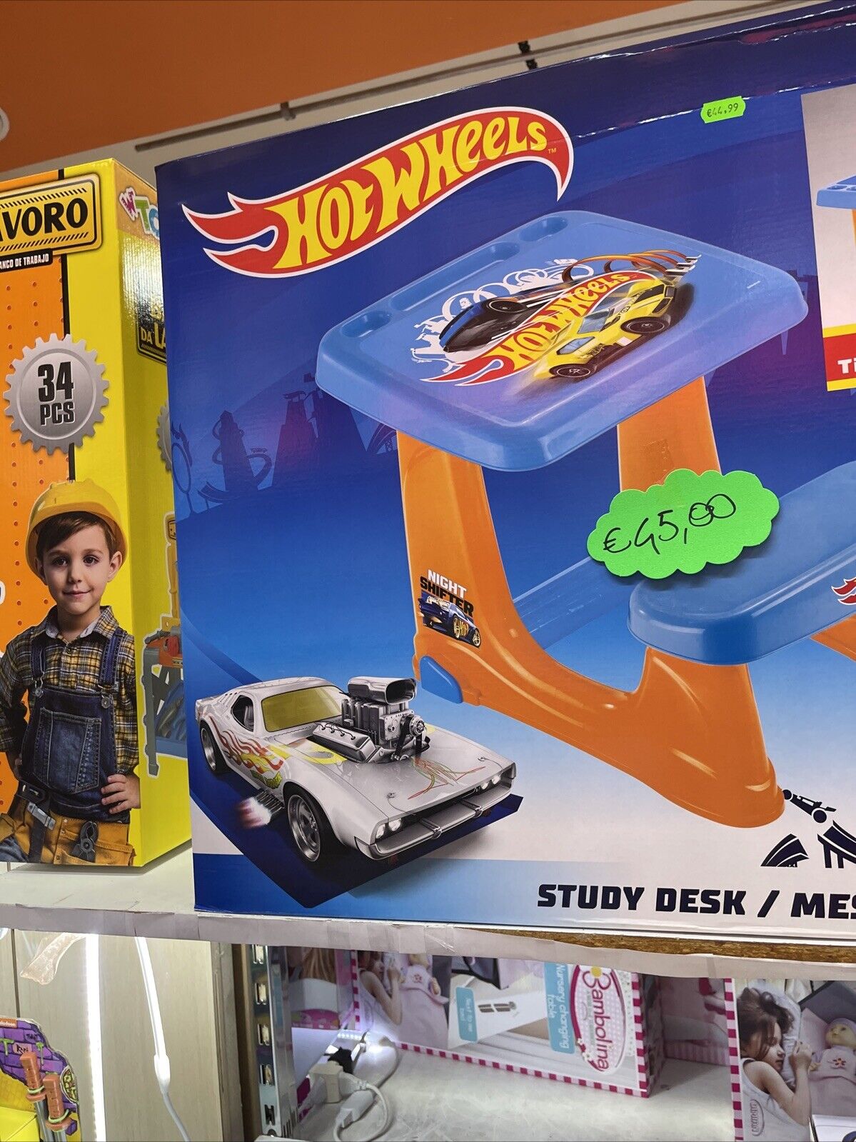 Mattel HTW2310 Hot Wheels Banco Scuola