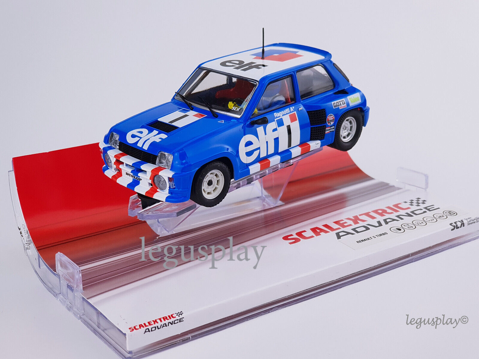 Slot car scx scalextric Anvance E10479S300 - Renault 5 Turbo #1 " Elf " Ragnotti