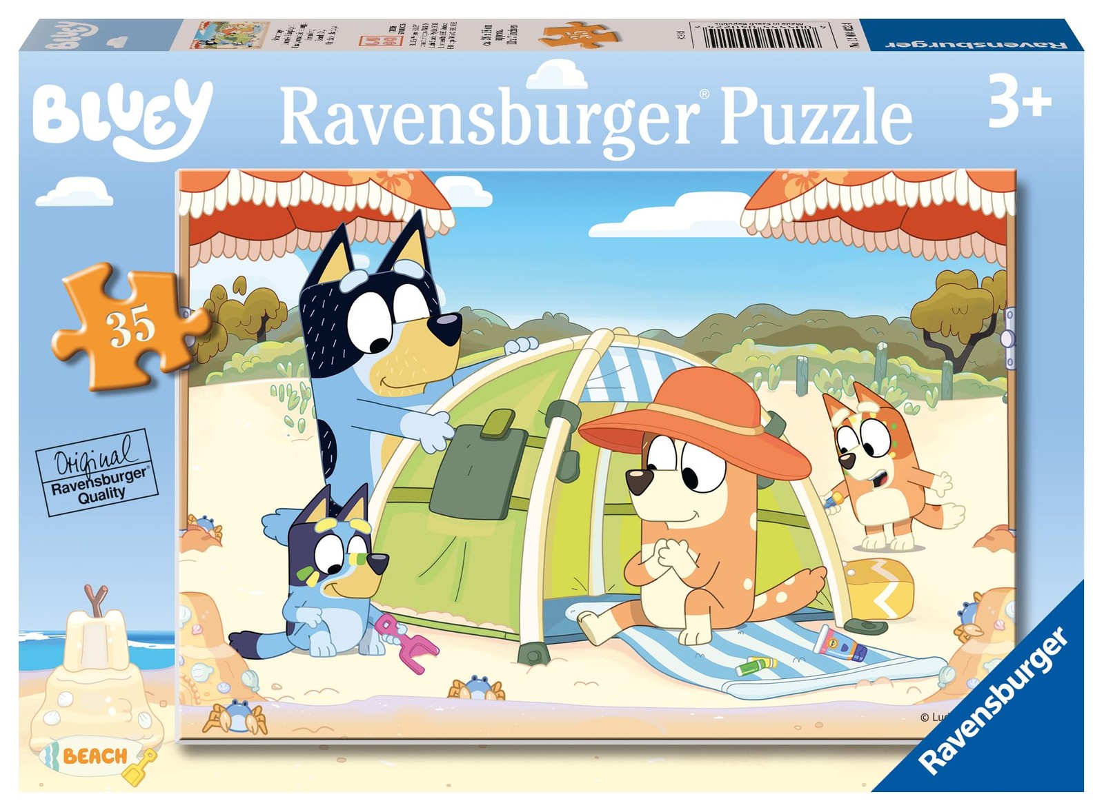 Ravensburger- Bluey Puzzle, 12004022