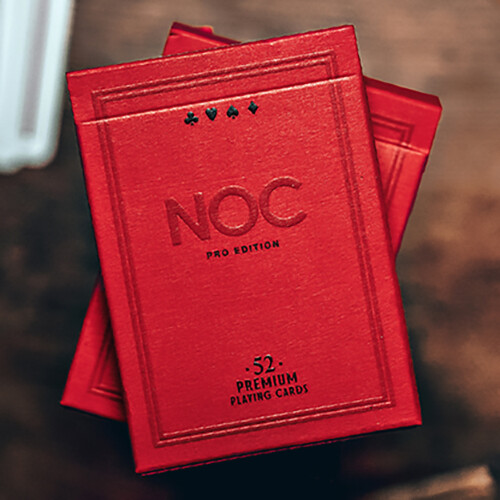 Mazzo di carte NOC Pro 2021 (Burgundy Red) Playing Cards - Marked