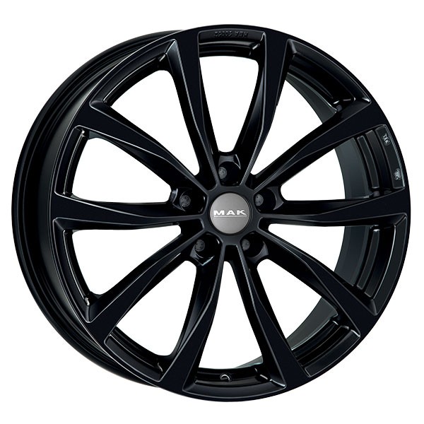 CERCHIO IN LEGA MAK WOLF PER SKODA SUPERB 6.5X16 5X112 GLOSS BLACK AS2