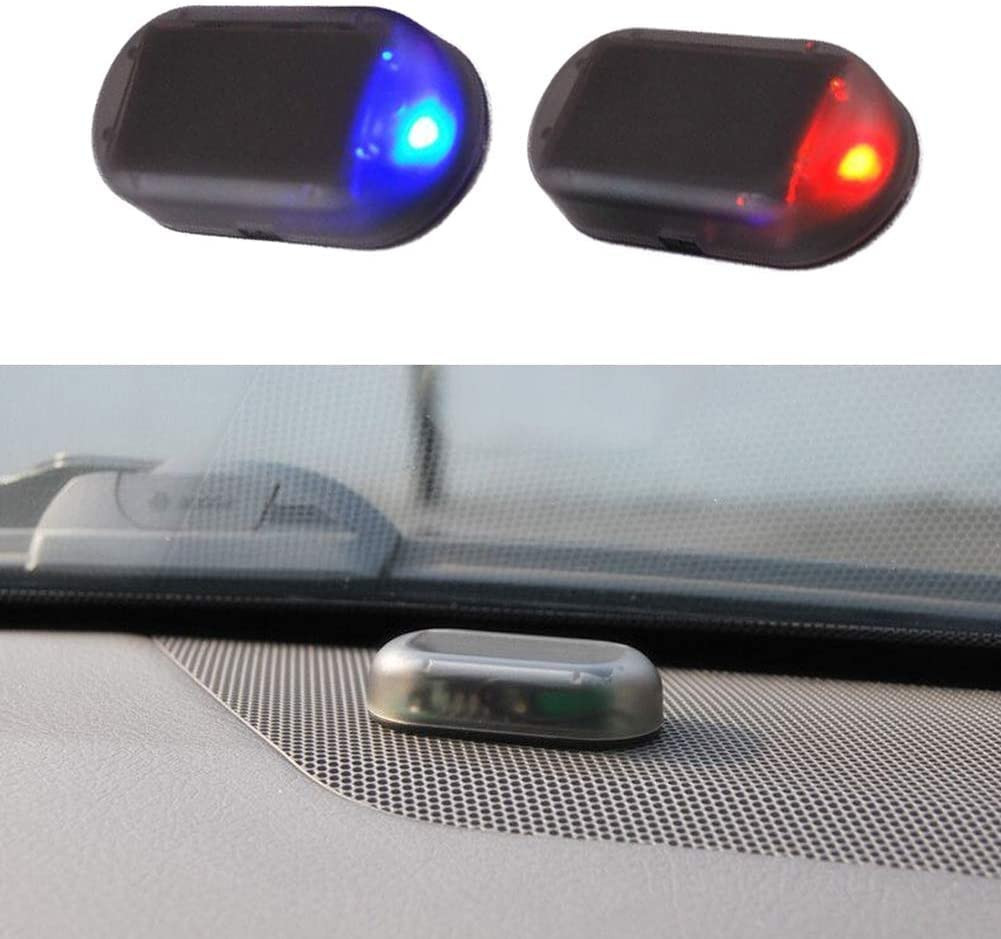 Alarm System Car, Solar Power Dummy Car Alarm LED Light Simulate (B4j)
