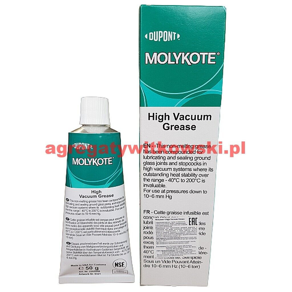 Tubo da 50 g di lubrificante siliconico non fondente Molykote High Vacuum Grease