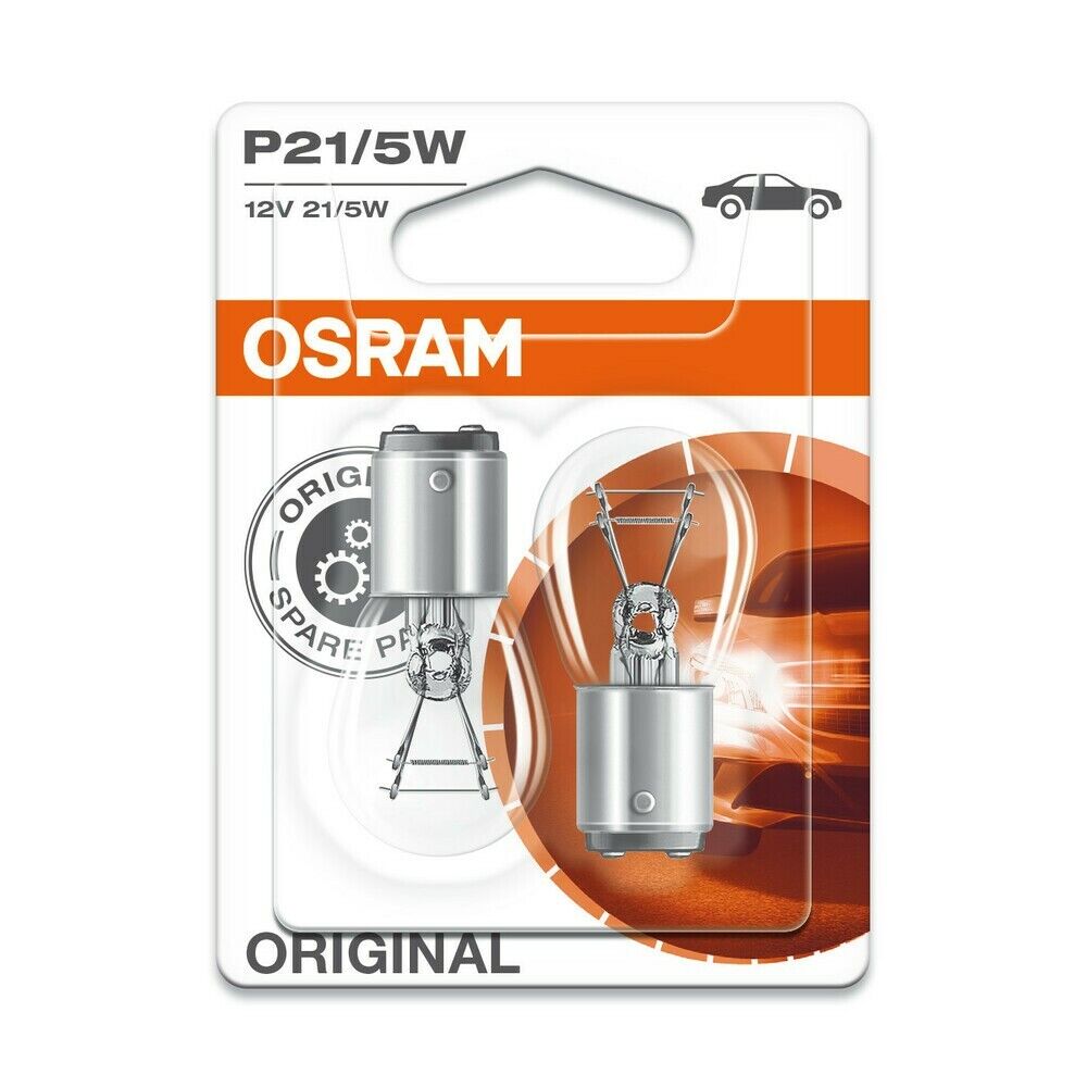 Osram 12V Original Line - P21 5W - 21 5W - BAY15d - 2 Pz  - Blister Oa7528bli2