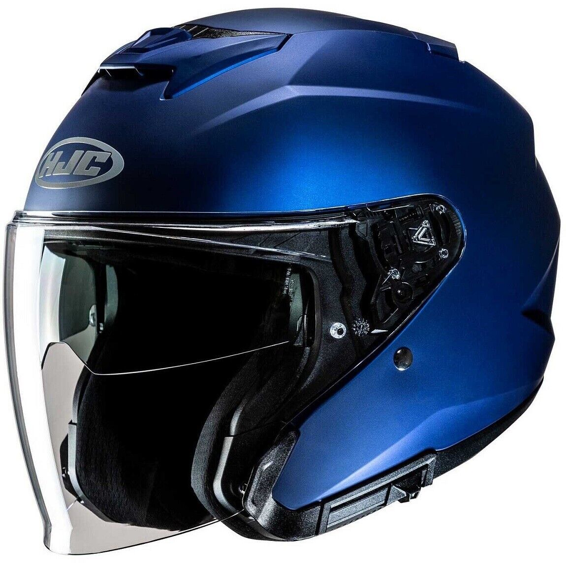 CASCO JET HELMET CAPACETE MOTO HJC I31 SEMI FLAT METALLIC BLU  OPACO TG M