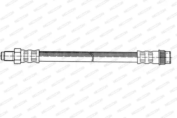 Tubo flessibile freno FHY2482 FERODO per CITROËN C3 I C2 C3 Pluriel C3 II