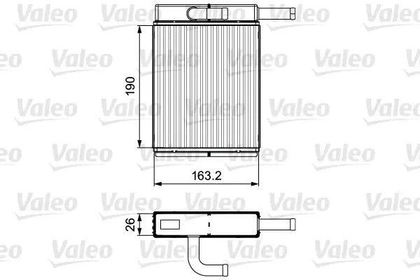 Riscaldatore abitacolo 811558 VALEO