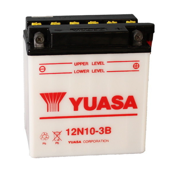 BATTERIA PER MOTO SCOOTER YUASA 12N10-3B  12 V 10 Ah
