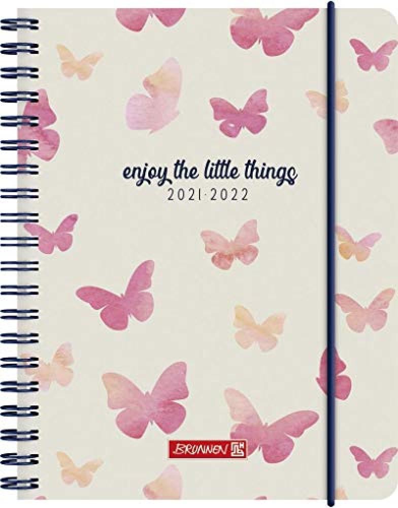 "BRUNNEN 1071855042 Wochenkalender/Schülerkalender 2021/2022 ""Butterfly""" - N