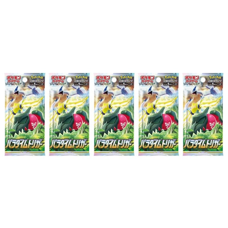 Pokemon Card Game Spada E Scudo Paradigm Trigger S12 Booster Set Da 5 Pacchi