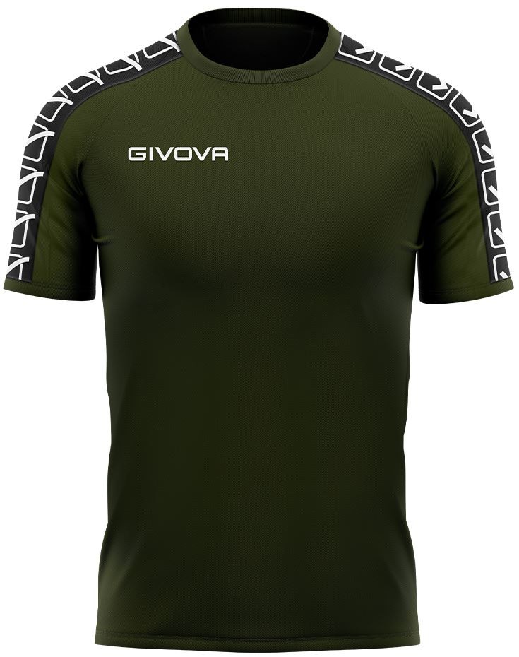 T-shirt sportivo givova cotton army green 3xl men