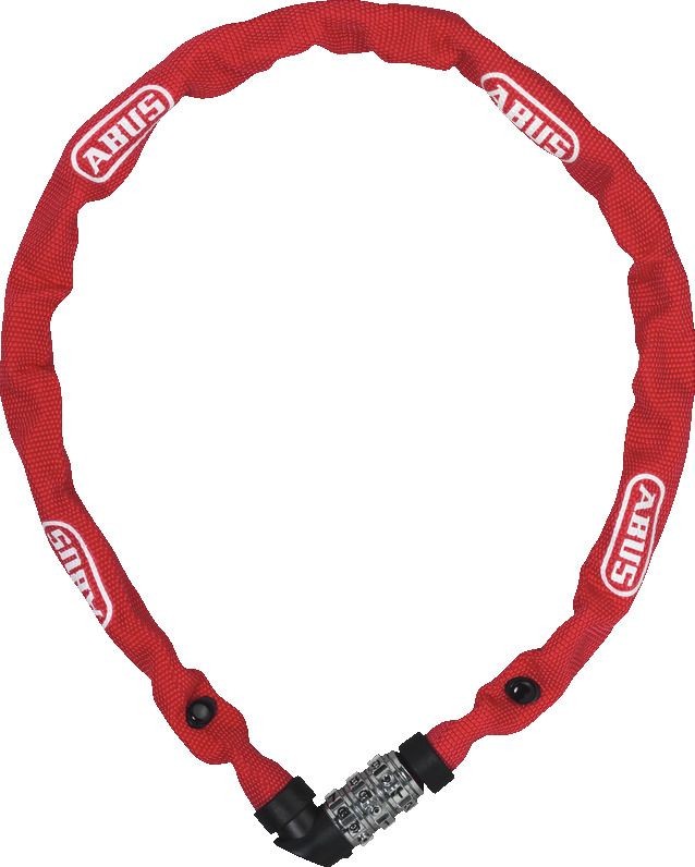 Catena Antifurto Bici Abus 1200/60 web rosso