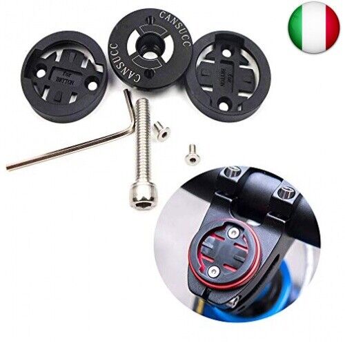 CYSKY Garmin Edge Mount, Supporto per Tappo Superiore per Bici Garmin Bryton