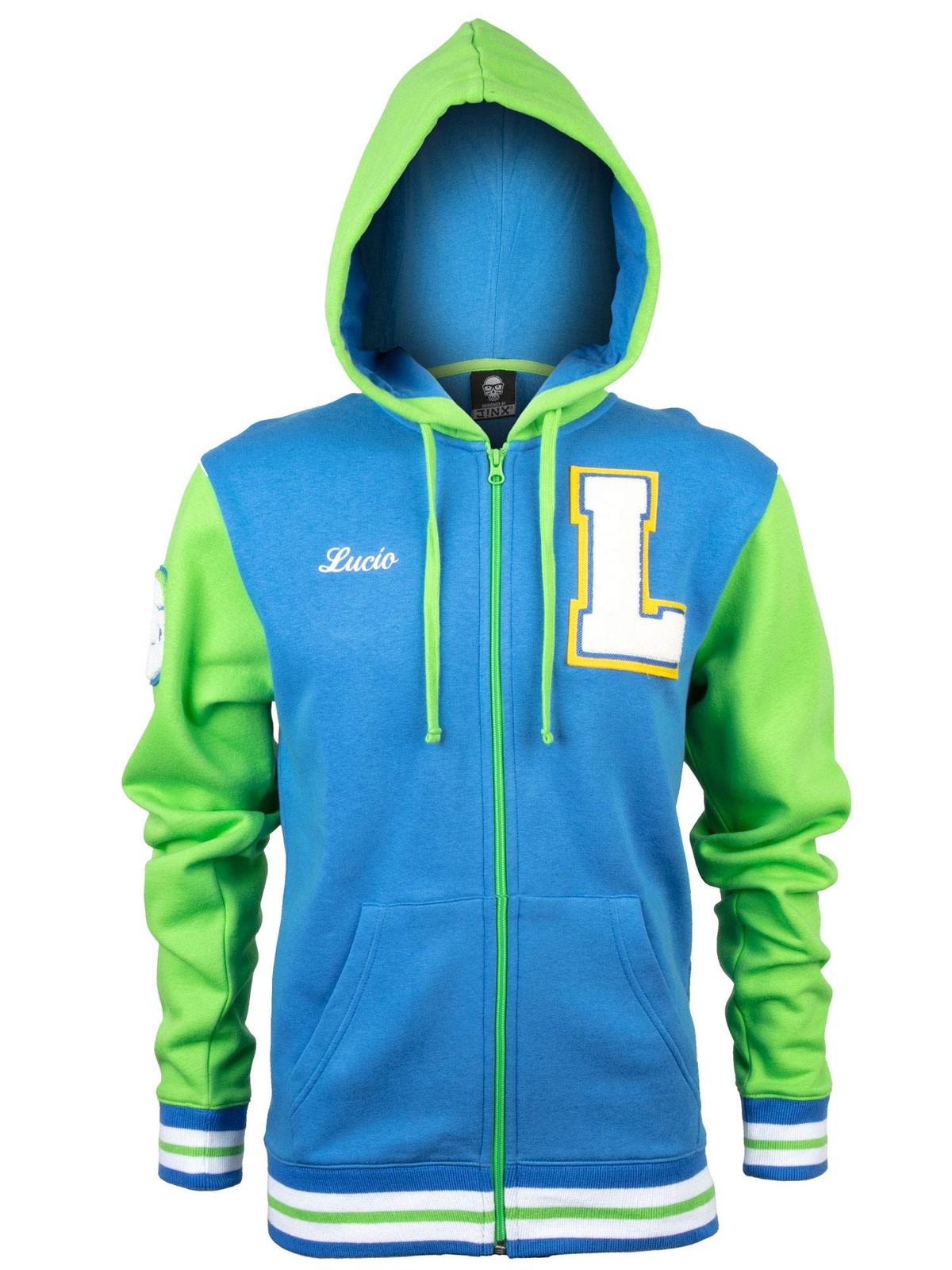 NONAME OVERWATCH - Varsity LUCIO Zip-up Hoodies (S)