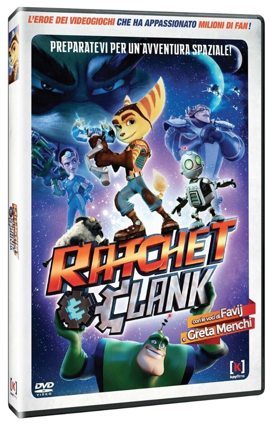 Dvd RATCHET E CLANK l'eroe dei videogames nuovo sigillato 2016