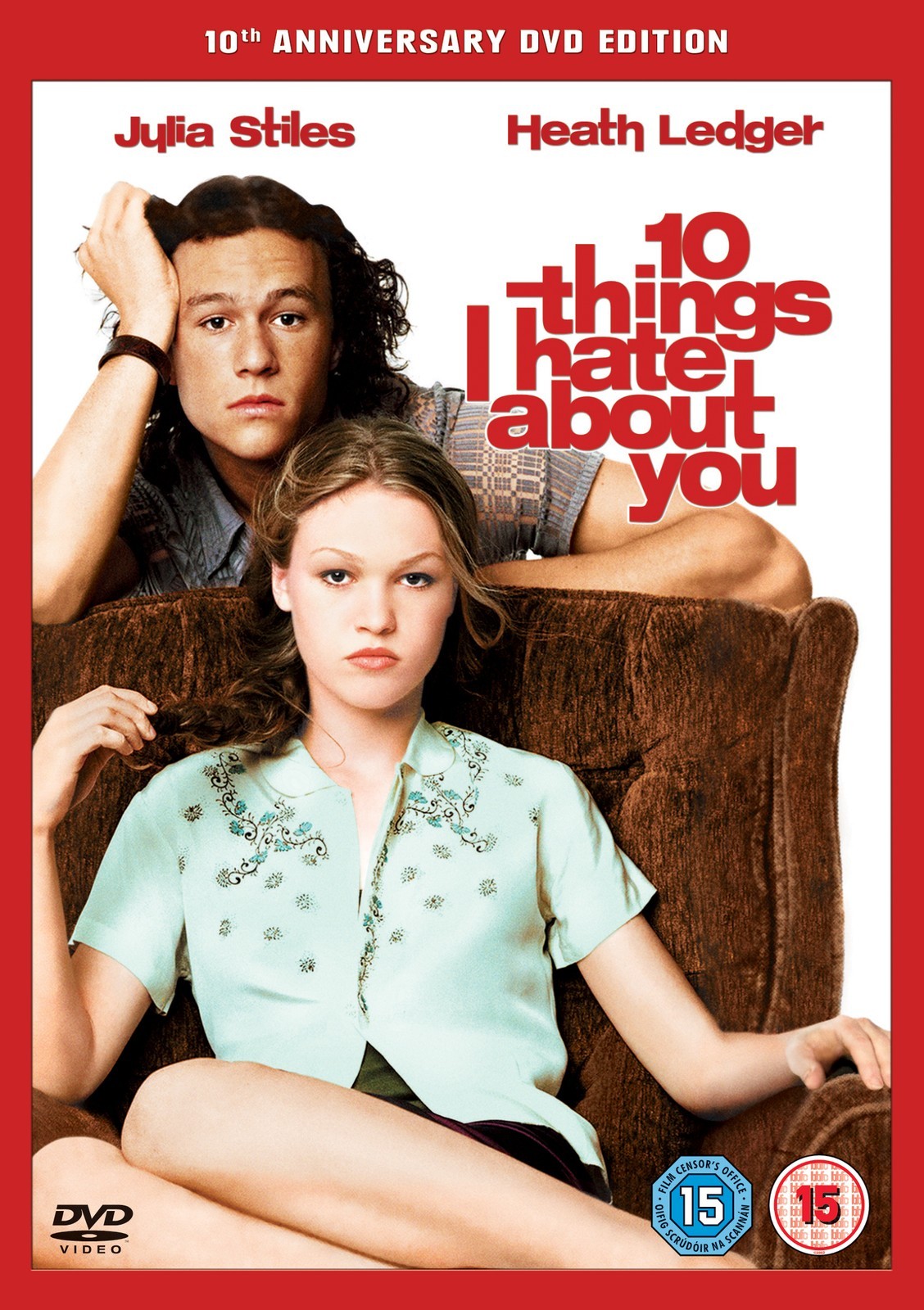 10 Things I Hate About You (DVD) Heath Ledger Julia Stiles Joseph Gordon‑Levitt