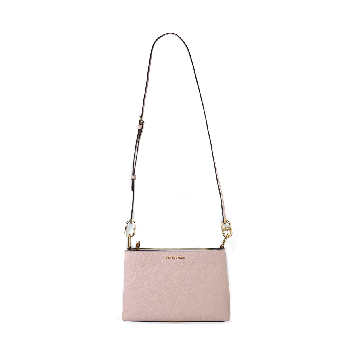 Borsa a Tracolla Michael Kors Leida Rosa 25 x 17 x 5 cm