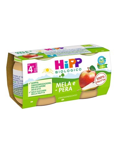HIPP OMOG MELA/PERA 2X80G