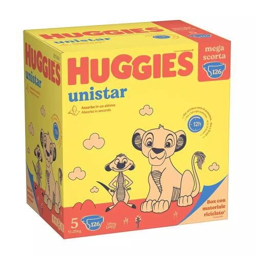 Unistar Megapack tg 5 Junior 11-25 KG 126 pannolini