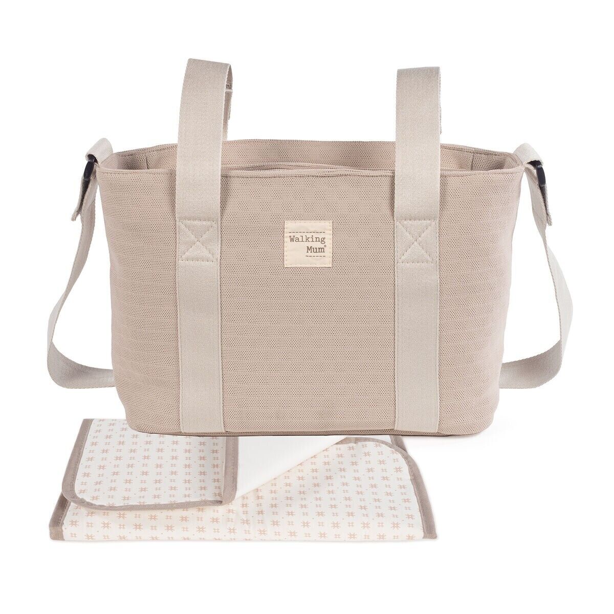 Walking Mum by Pasito a Pasito Borsa Fasciatoio con Tracolla ECO MUM APRICOT