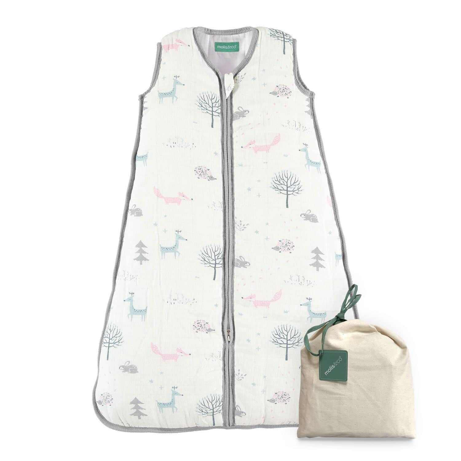 molis&co - Sacco Nanna 2.5 TOG - Sacco Nanna Imbottito per Inverno - Sacco Nanna
