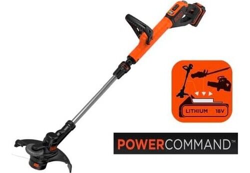 Tagliabordi Elettrico a Batteria Black Decker Ricaricabile 18 V STC1820EPC