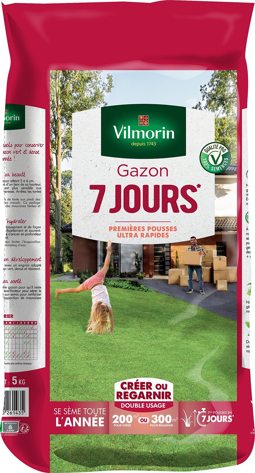 Vilmorin 4460716 Prato 7 GIORNI, 5 kg (d7E)