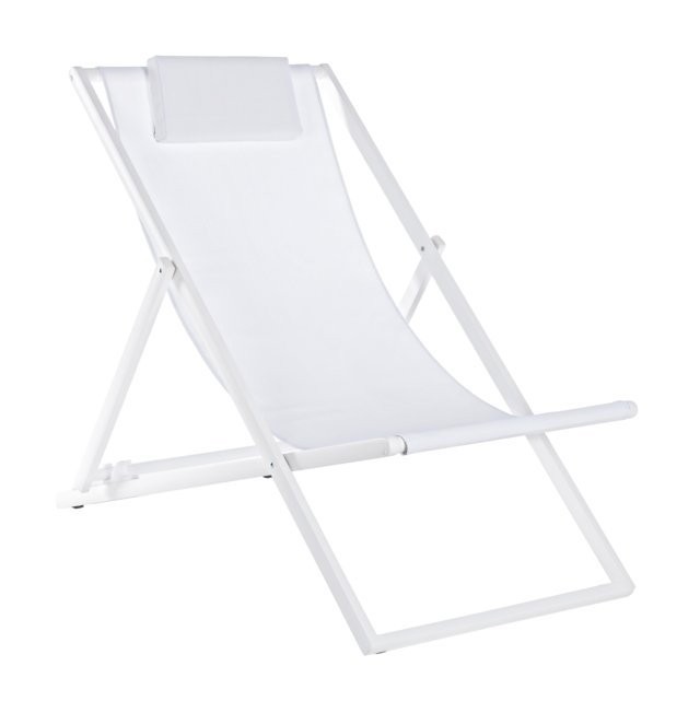 Sdraio Taylor Bianca Alluminio Bizzotto Cod.0662087
