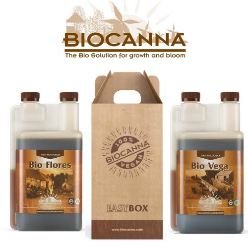Fertilizzante biologico naturale kit canna biovega bioflores crescita fioritura