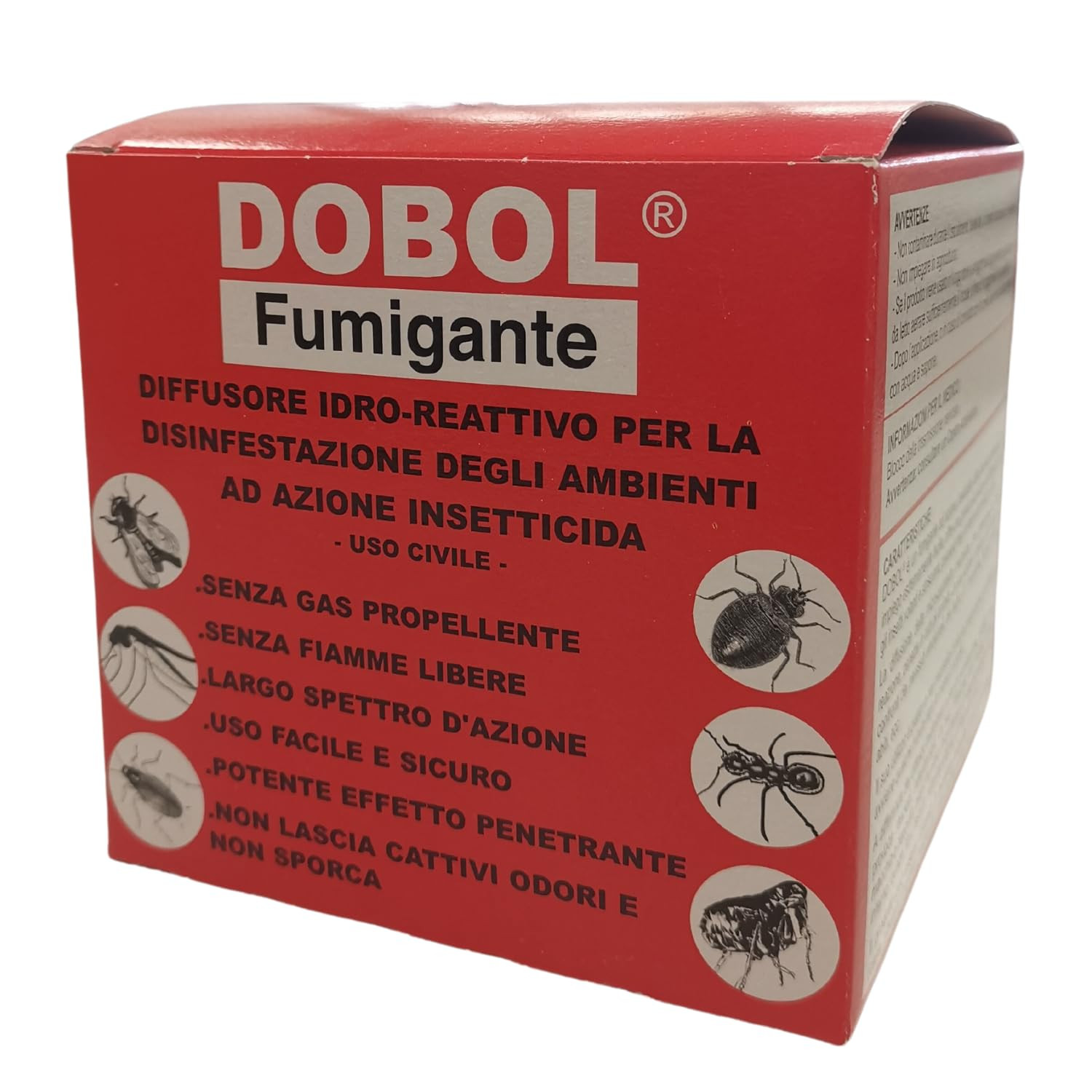 ZAPI DOBOL FUMIGANTE INSETTICIDA Barattolo GR. 100/1700 MC - (z2X)