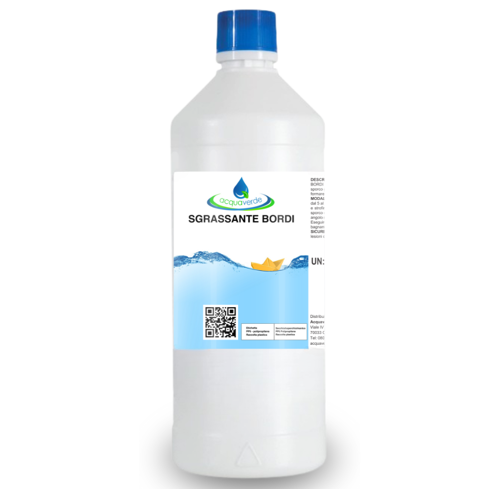acquaverde SGRASSANTE DETERGENTE DISICONCROSTANTE BORDO e LINER PISCINA 1 L