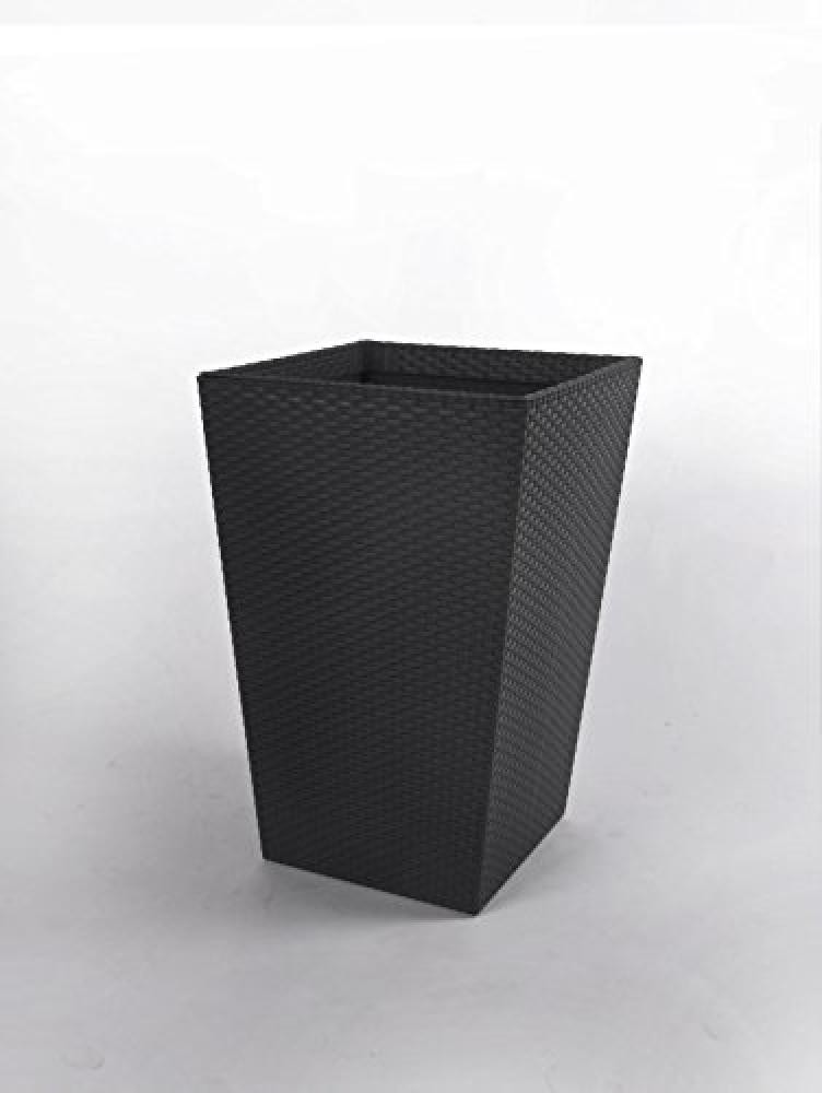 (TG. 29 x 29 x 44 cm) Keter Rattan Curver Vaso da Fiori Piccolo, 29 x 29 x 44 cm
