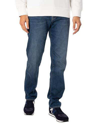 Armani Exchange Uomo Jeans Slim A 5 Tasche, Blu, 32W X 30L