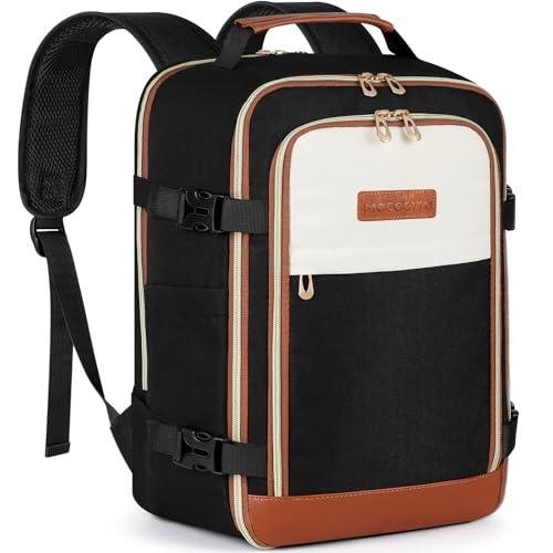 Mococito Zaino Da Viaggio Donna, Zaino Ryanair 40X20X25,Bagaglio A Mano Adatto A Laptop Da 15.6 Pollici, Zaini Sotto Il Sedile Aereo Piccolo Borsa Da