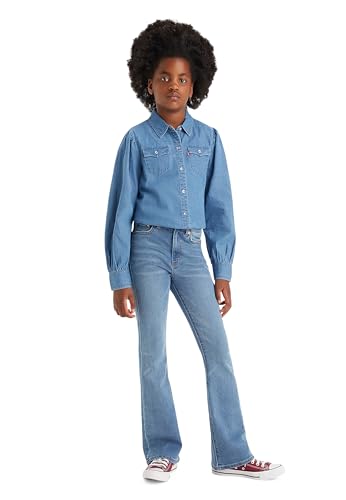 Levi'S Lvg 726 High Rise Flare Jean, Jeans Bambine E Ragazze, Blu (Clean Getaway), 10 Anni