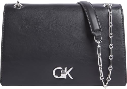 Calvin Klein Ck Medium Conv Chain Bag Tg. One Size Beh - Pvh Black One Size