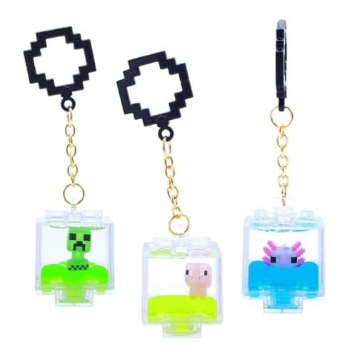 Just Toys Llc Minecraft Charms - Gancio Per Zaino, Multi