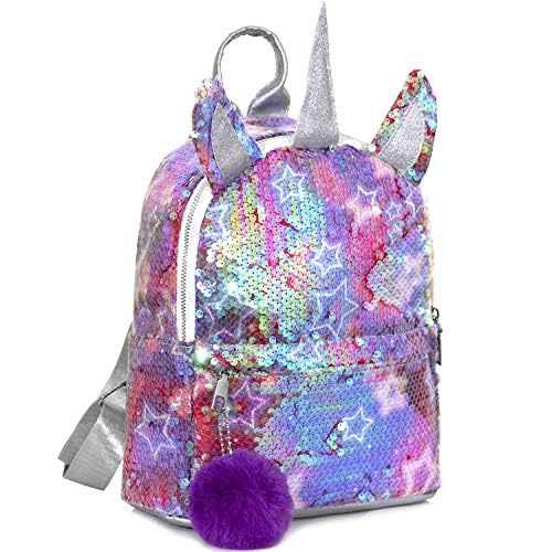 Gtuzkheu Zaino Da Bambina Unicorno, Zaino Scuola Bambina Per Bambini Scuola Con Nastri Regolabili Zaino Scuola Scuola Bambina Con Tasca Frontale E Lat