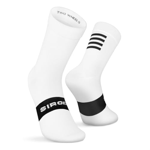 Siroko - Calze Da Ciclismo S1 White Gavia - M-L - Bianco